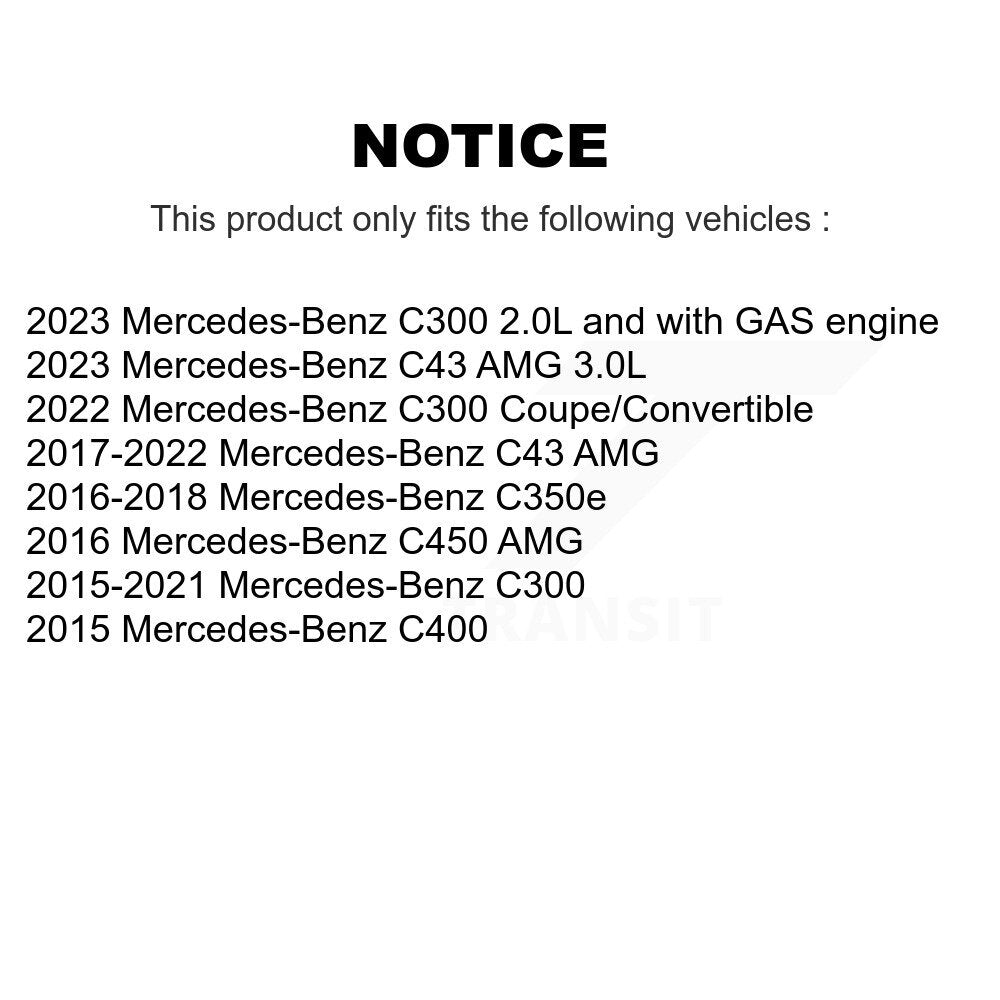 Capteur de vitesse de roue ABS arrière, pour Mercedes-Benz C300 C43 AMG C400 C450 C350e