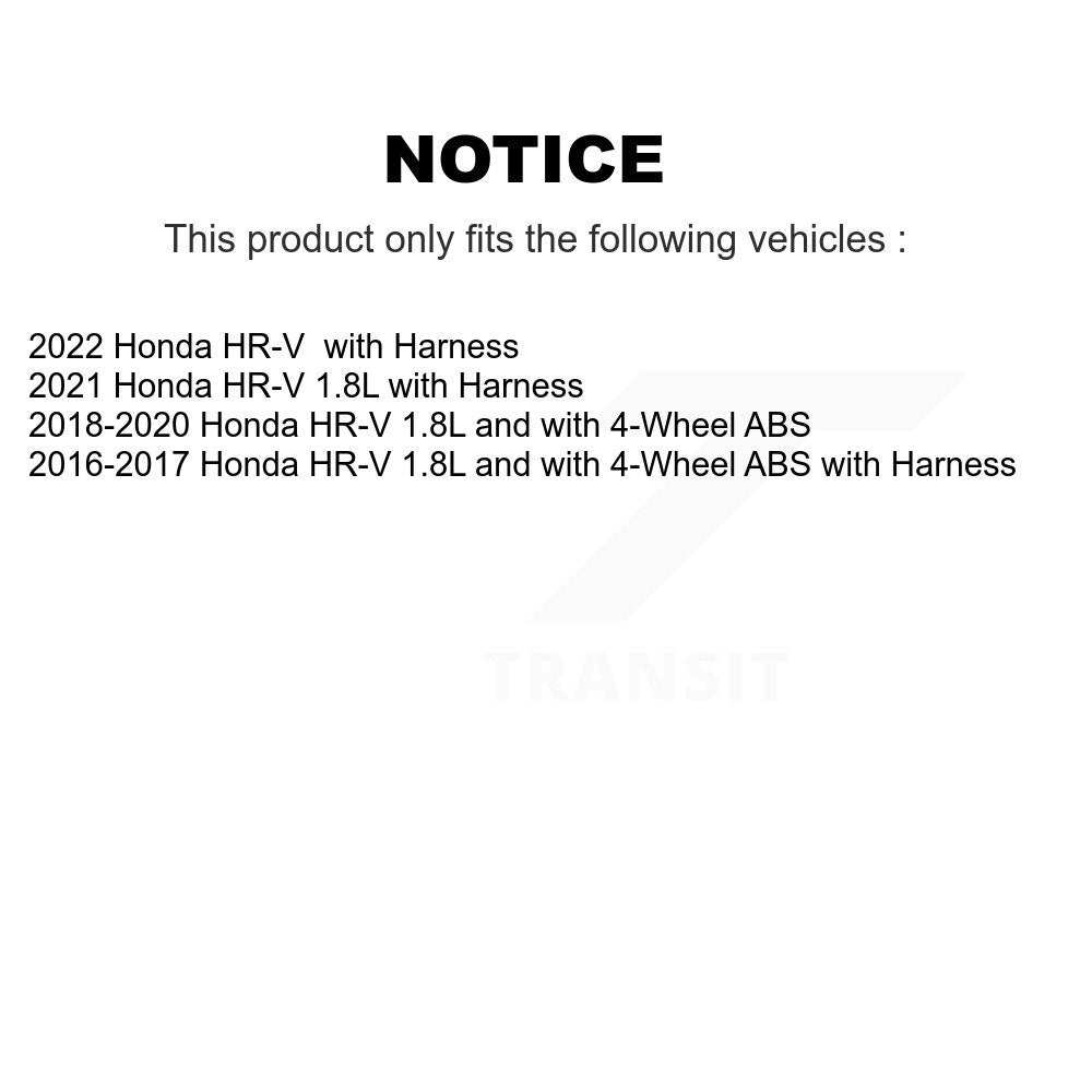 Capteur de vitesse de roue ABS avant droit pour Honda HR-V SEN-2ABS3499