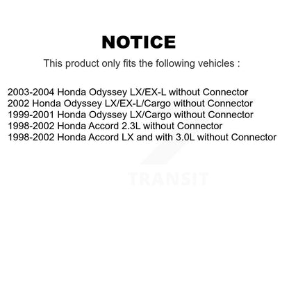 Résistance de moteur de ventilateur HVAC pour Honda Accord Odyssey sans connecteur