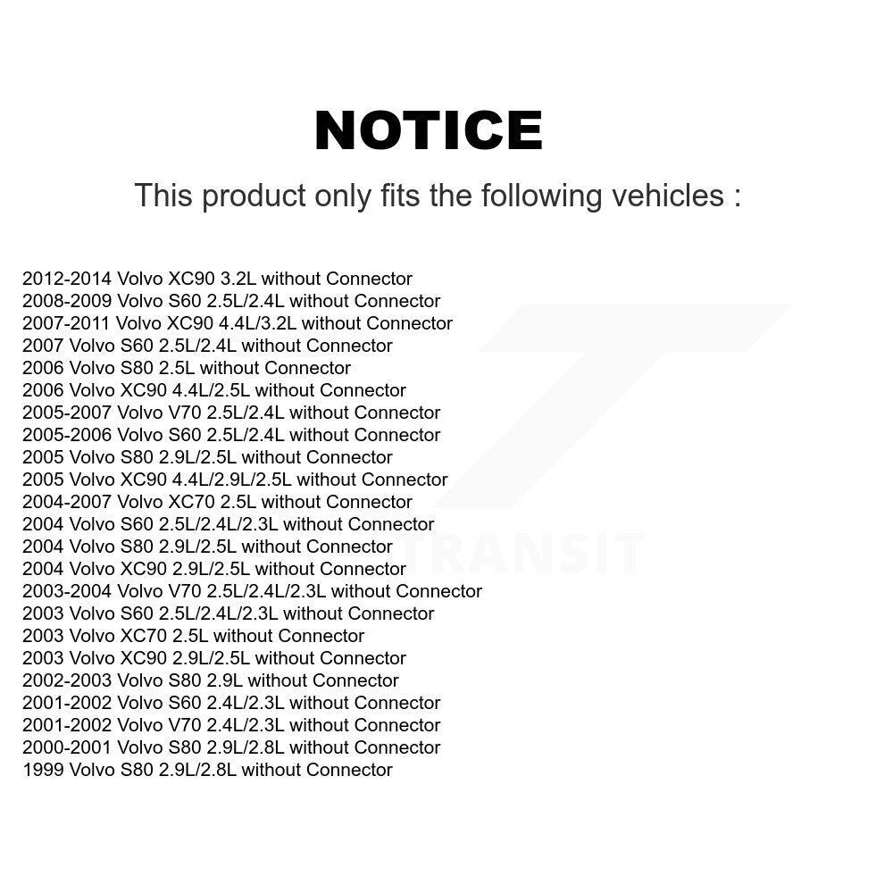 Résistance de moteur de ventilateur HVAC pour Volvo XC90 S60 XC70 V70 S80 sans connecteur