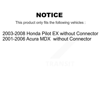 Résistance de moteur de ventilateur arrière HVAC pour Honda Pilot Acura MDX sans connecteur