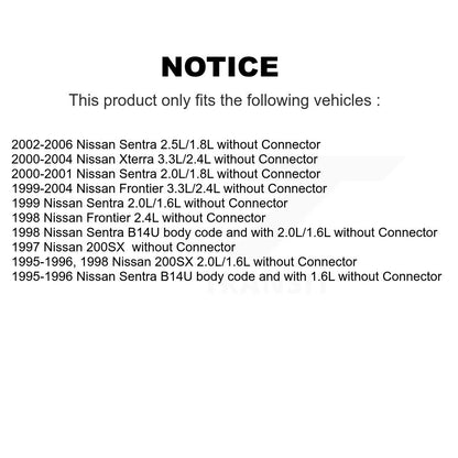 Résistance de moteur de ventilateur HVAC pour Nissan Sentra Xterra Frontier 200SX SEN-2BMR0045