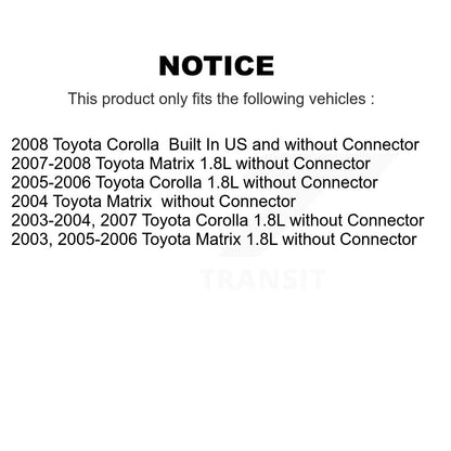 Résistance de moteur de ventilateur CVC pour Toyota Corolla Matrix SEN-2BMR0046