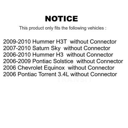 Résistance de moteur de ventilateur HVAC, pour Pontiac Hummer Solstice H3 Chevrolet Equinox Sky