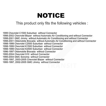 Résistance de moteur de ventilateur CVC, pour Chevrolet GMC S10 Blazer Jimmy Sonoma K1500 K250
