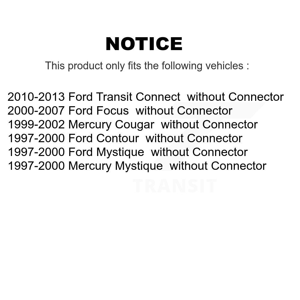 Résistance de moteur de ventilateur HVAC pour Ford Focus Transit Connect Mercury Contour Couga