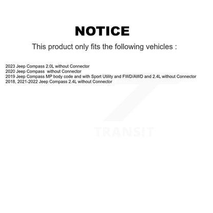 Résistance de moteur de ventilateur HVAC pour Jeep Compass sans connecteur SEN-2BMR0377