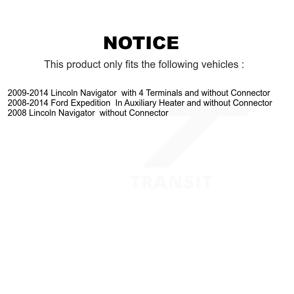 Résistance de moteur de ventilateur HVAC pour Ford Expedition Lincoln Navigator SEN-2BMR0540