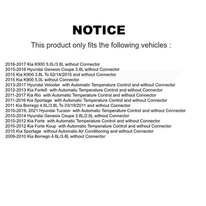 Résistance de moteur de ventilateur HVAC, pour Hyundai Tucson Kia Rio Sportage Forte Veloster