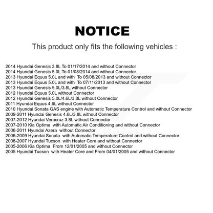Résistance de moteur de ventilateur CVC, pour Hyundai Sonata Tucson Veracruz Genesis Kia Optim
