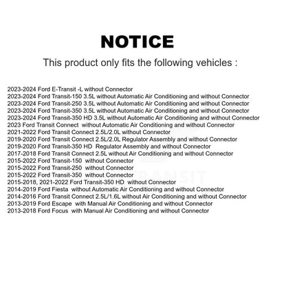 Résistance de moteur de ventilateur CVC, pour Ford Escape Focus Transit-250 Transit-150 Transi