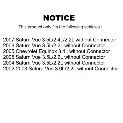 Résistance de moteur de ventilateur HVAC pour Saturn Vue Chevrolet Equinox sans connecteur