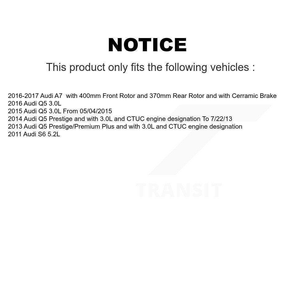 Capteur d'usure des plaquettes de frein pour Audi Q5 S6 A7 SEN-2BWS0016