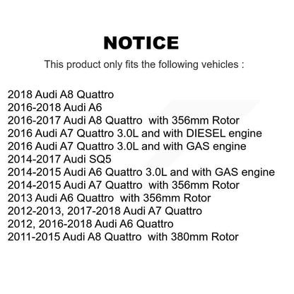 Capteur d'usure des plaquettes de frein avant, pour Audi A6 Quattro A7 SQ5 A8 SEN-2BWS0017