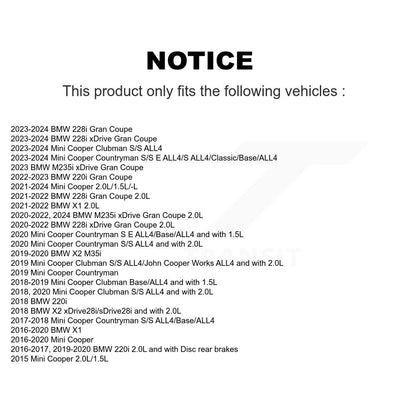 Capteur d'usure des plaquettes de frein arrière, pour Mini Cooper BMW X1 Countryman X2 228i xDrive