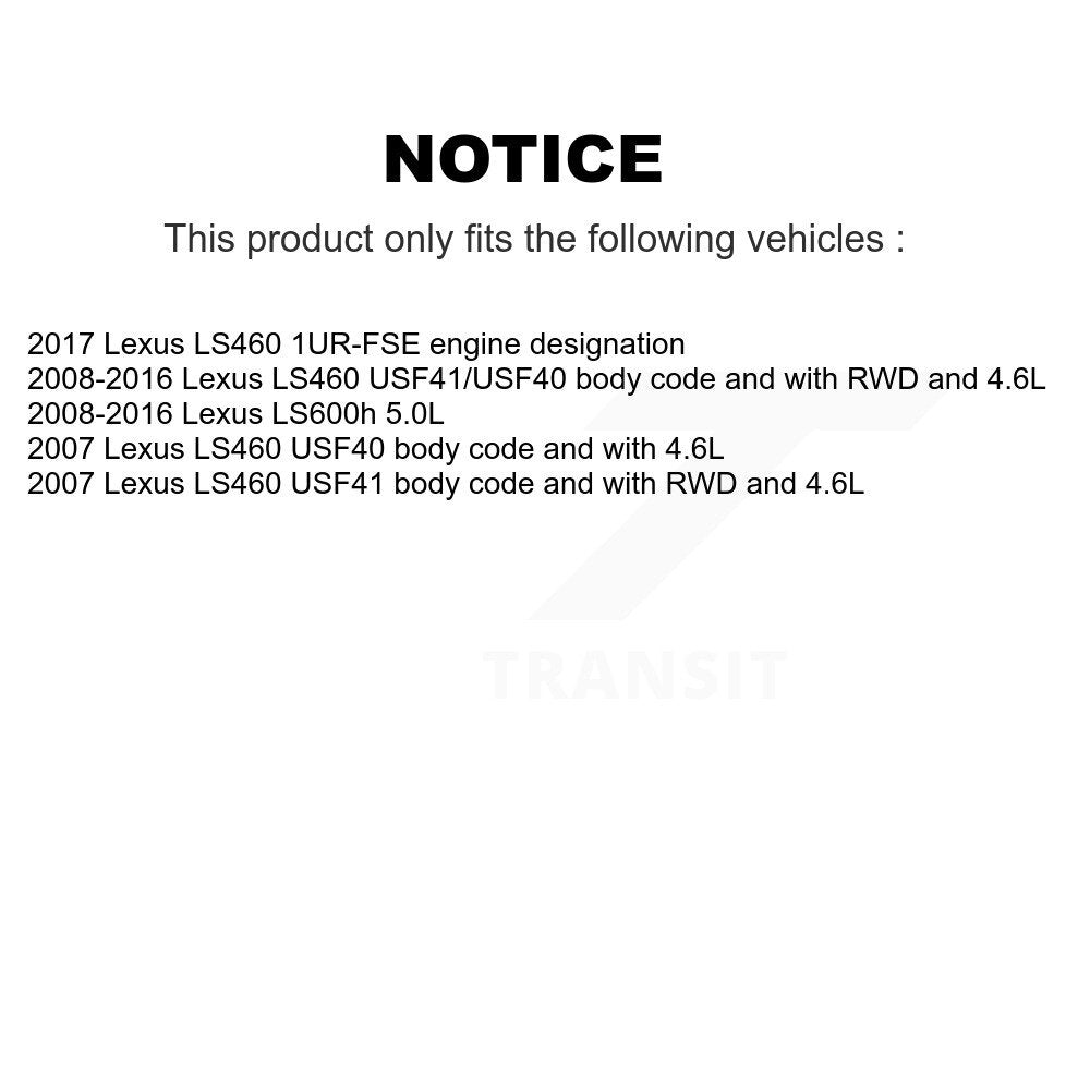 Capteur d'usure des plaquettes de frein arrière droit, pour Lexus LS460 LS600h SEN-2BWS0046