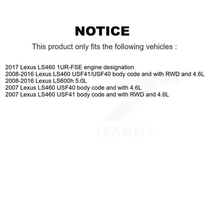 Capteur d'usure des plaquettes de frein arrière droit, pour Lexus LS460 LS600h SEN-2BWS0046