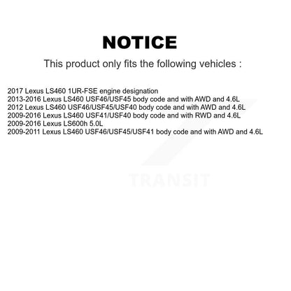 Capteur d'usure des plaquettes de frein arrière gauche, pour Lexus LS460 LS600h SEN-2BWS0052