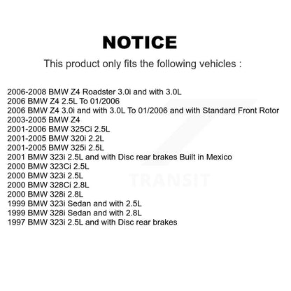 Capteur d'usure des plaquettes de frein avant, pour BMW Z4 325i 325Ci 320i 323i 328i 323Ci 328Ci
