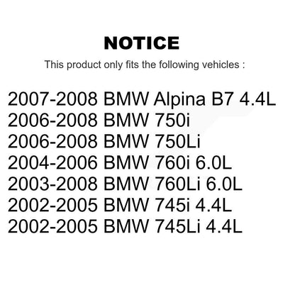 Capteur d'usure des plaquettes de frein avant, pour BMW 750i 750Li 745i 745Li 760Li Alpina B7 760i