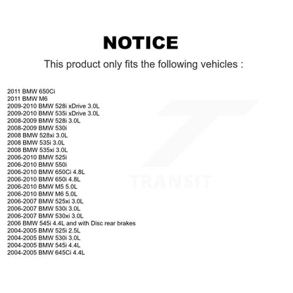 Capteur d'usure des plaquettes de frein, pour BMW 530i 530xi 650i 528i xDrive 525i 535i 645Ci 535x