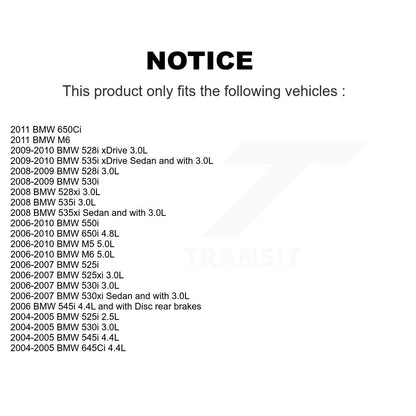 Capteur d'usure des plaquettes de frein arrière, pour BMW 530i 530xi 650i 528i xDrive 525i 535i 645Ci