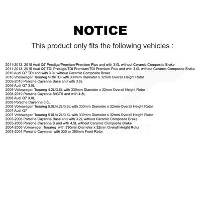 Capteur d'usure des plaquettes de frein, pour Audi Q7 Porsche Cayenne Volkswagen Touareg