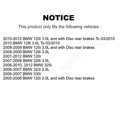 Capteur d'usure des plaquettes de frein avant, pour BMW 328i 128i 323i 325i 330i 125i 120i