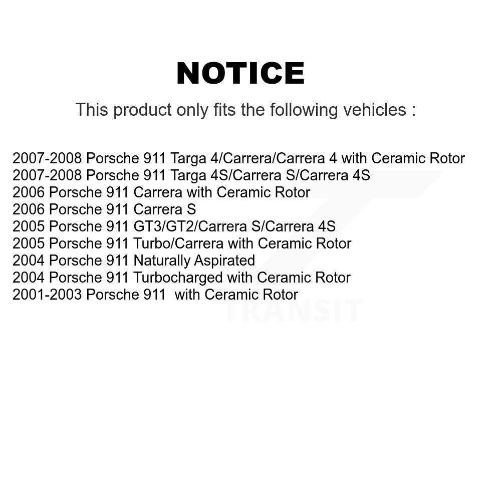 Capteur d'usure des plaquettes de frein arrière pour Porsche 911 SEN-2BWS0167