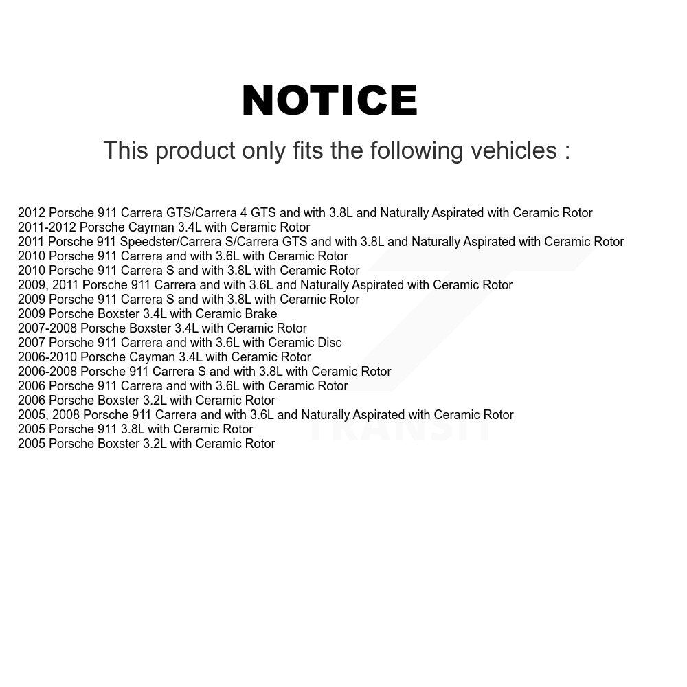 Capteur d'usure des plaquettes de frein avant droit, pour Porsche 911 Boxster Cayman SEN-2BWS0170