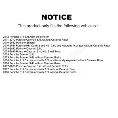 Capteur d'usure des plaquettes de frein avant pour Porsche 911 Cayman Boxster SEN-2BWS0179