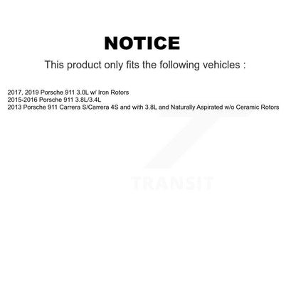 Capteur d'usure des plaquettes de frein avant pour Porsche 911 SEN-2BWS0196