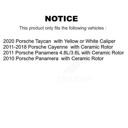Capteur d'usure des plaquettes de frein avant, pour Porsche Cayenne Taycan Panamera SEN-2BWS0216