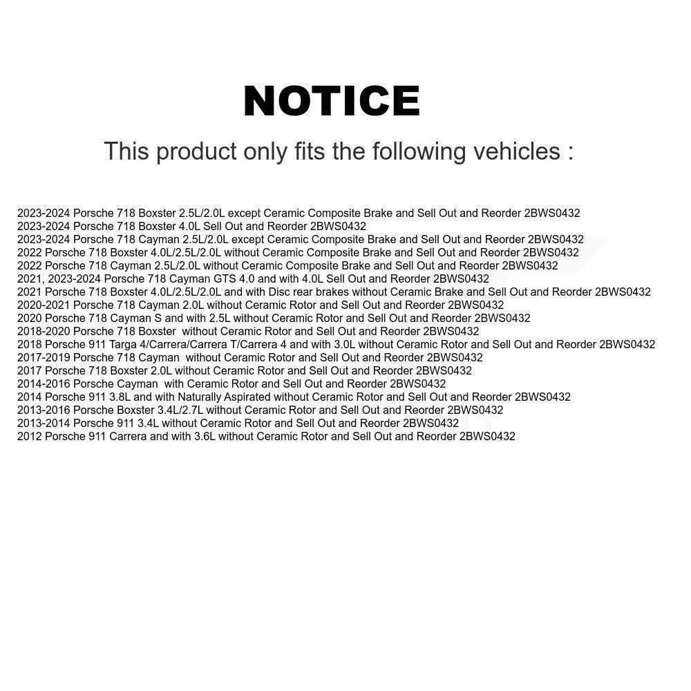 Capteur d'usure des plaquettes de frein avant, pour Porsche 911 718 Cayman Boxster SEN-2BWS0233