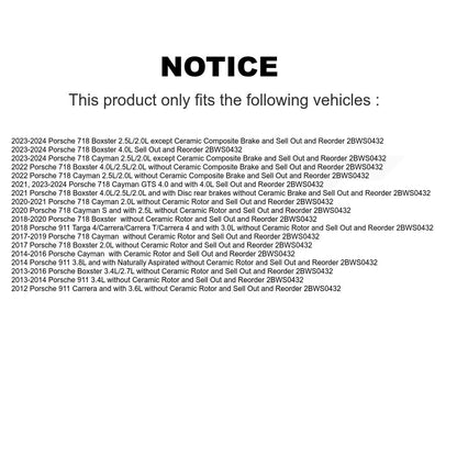 Capteur d'usure des plaquettes de frein avant, pour Porsche 911 718 Cayman Boxster SEN-2BWS0233