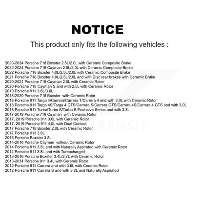 Capteur d'usure des plaquettes de frein pour Porsche 911 718 Cayman Boxster SEN-2BWS0234