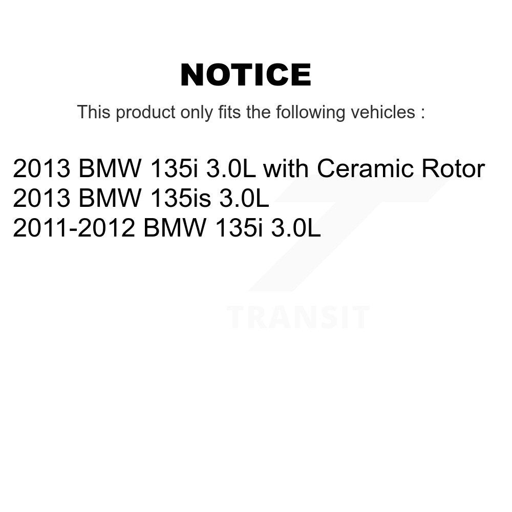 Capteur d'usure des plaquettes de frein avant, pour BMW 135i 135is 3.0L SEN-2BWS0253