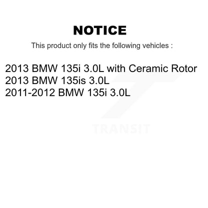 Capteur d'usure des plaquettes de frein avant, pour BMW 135i 135is 3.0L SEN-2BWS0253