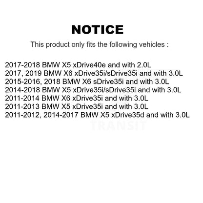 Capteur d'usure des plaquettes de frein avant pour BMW X5 X6 SEN-2BWS0270