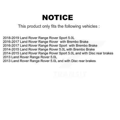 Capteur d'usure des plaquettes de frein avant pour Land Rover Range Sport SEN-2BWS0306