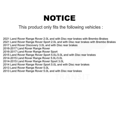 Capteur d'usure des plaquettes de frein arrière, pour Land Rover Range Sport Discovery SEN-2BWS0307