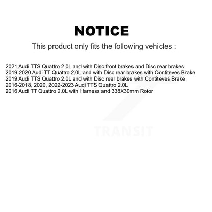Capteur d'usure des plaquettes de frein avant, pour Audi TT Quattro TTS SEN-2BWS0412