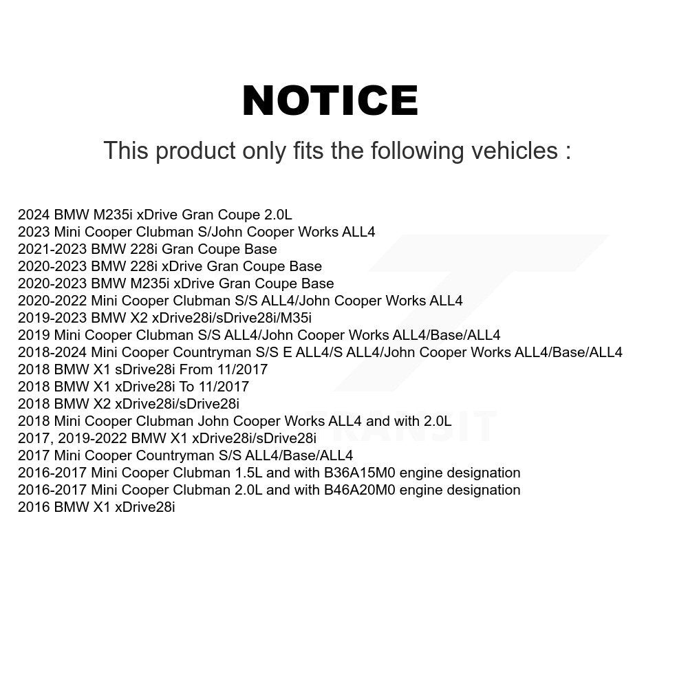 Capteur d'usure des plaquettes de frein avant, pour BMW X1 Mini Cooper Countryman X2 Clubman 228i