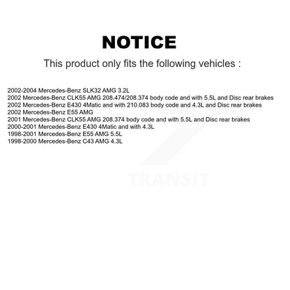 Capteur d'usure des plaquettes de frein avant, pour Mercedes-Benz E430 SLK32 AMG E55 CLK55 C43