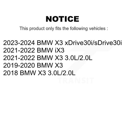 Capteur d'usure des plaquettes de frein arrière pour BMW X3 iX3 SEN-2BWS0443