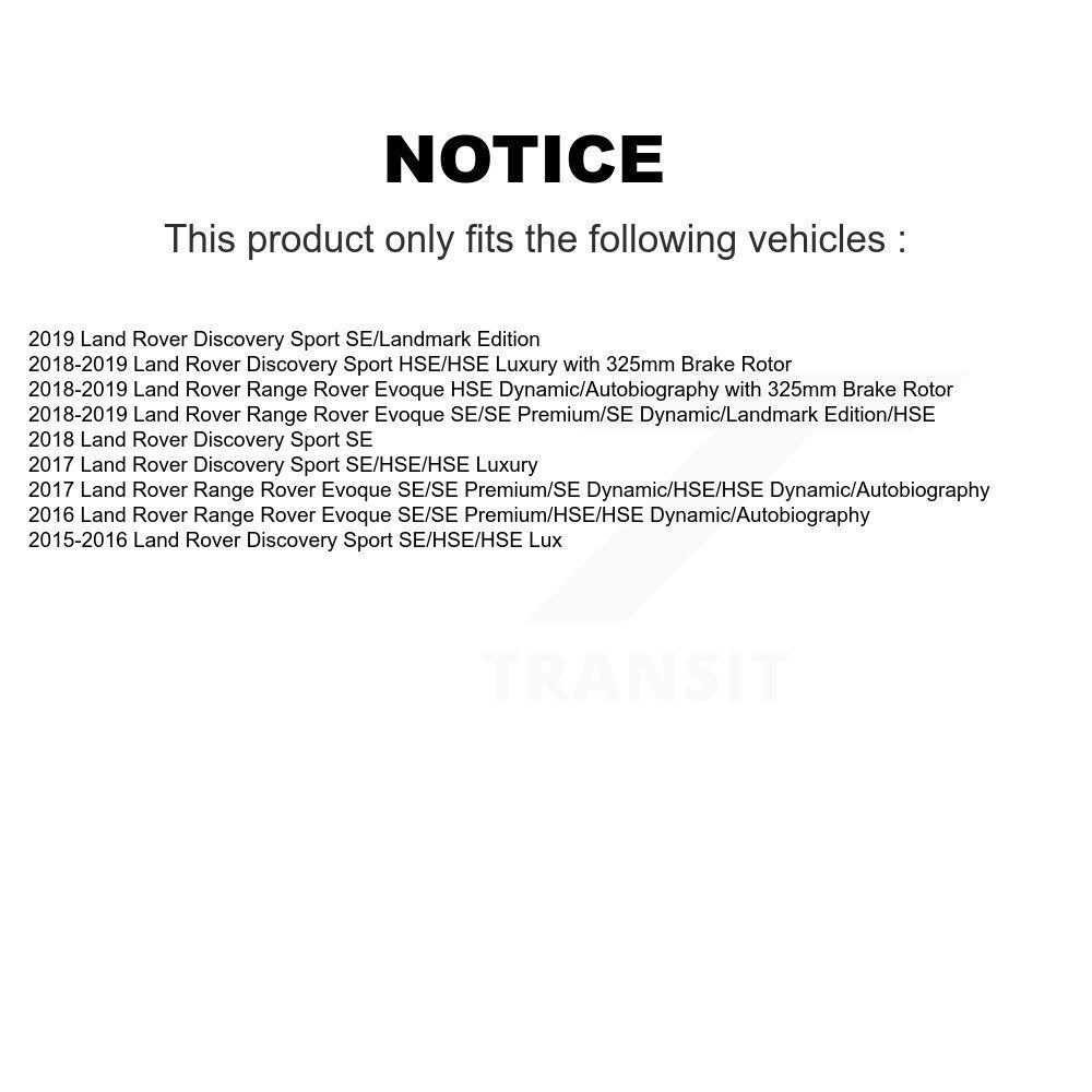 Capteur d'usure des plaquettes de frein avant, pour Land Rover Discovery Sport Range Evoque