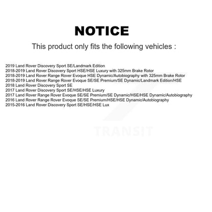 Capteur d'usure des plaquettes de frein avant, pour Land Rover Discovery Sport Range Evoque