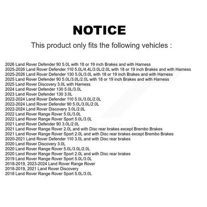 Plaquettes de frein arrière Capteur d'usure pour Land Rover Defender 110 Range Sport Discovery 90