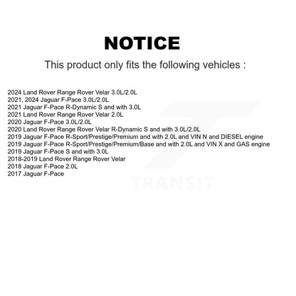 Capteur d'usure des plaquettes de frein pour Jaguar f-pace Land Rover Range Velar SEN-2BWS0481