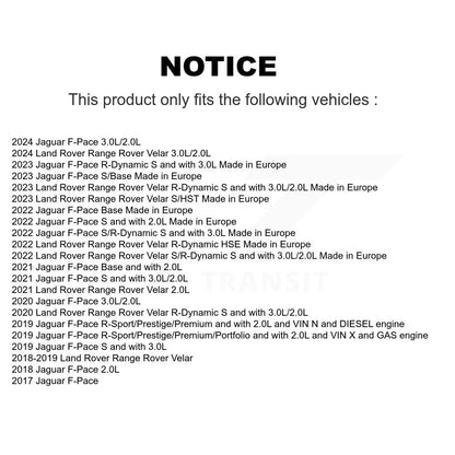 Capteur d'usure des plaquettes de frein pour Jaguar f-pace Land Rover Range Velar SEN-2BWS0488